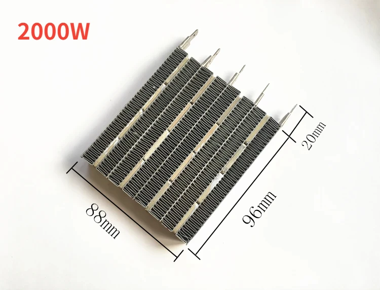 900W 1500W 1800W 2000W 3000W 220-230V Electric Fan Heater Parts PTC heating element ceramic heating fins plate