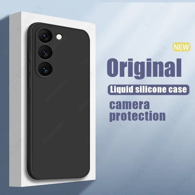 Für Samsung Galaxy S25 Edge S26 S25 S23 S24 Ultra S24 S25 FE A57 A17 A56 A55 A36 A16 5G Flüssiges Silikon Soft Case Handyhülle – Detail 6