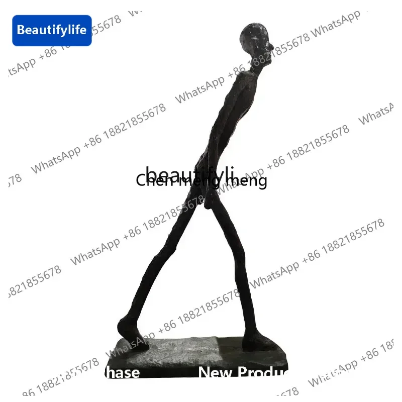 

183Simple model room hotel creative figure sculpture ornament FRP abstract handicrafts sales office soft decoration