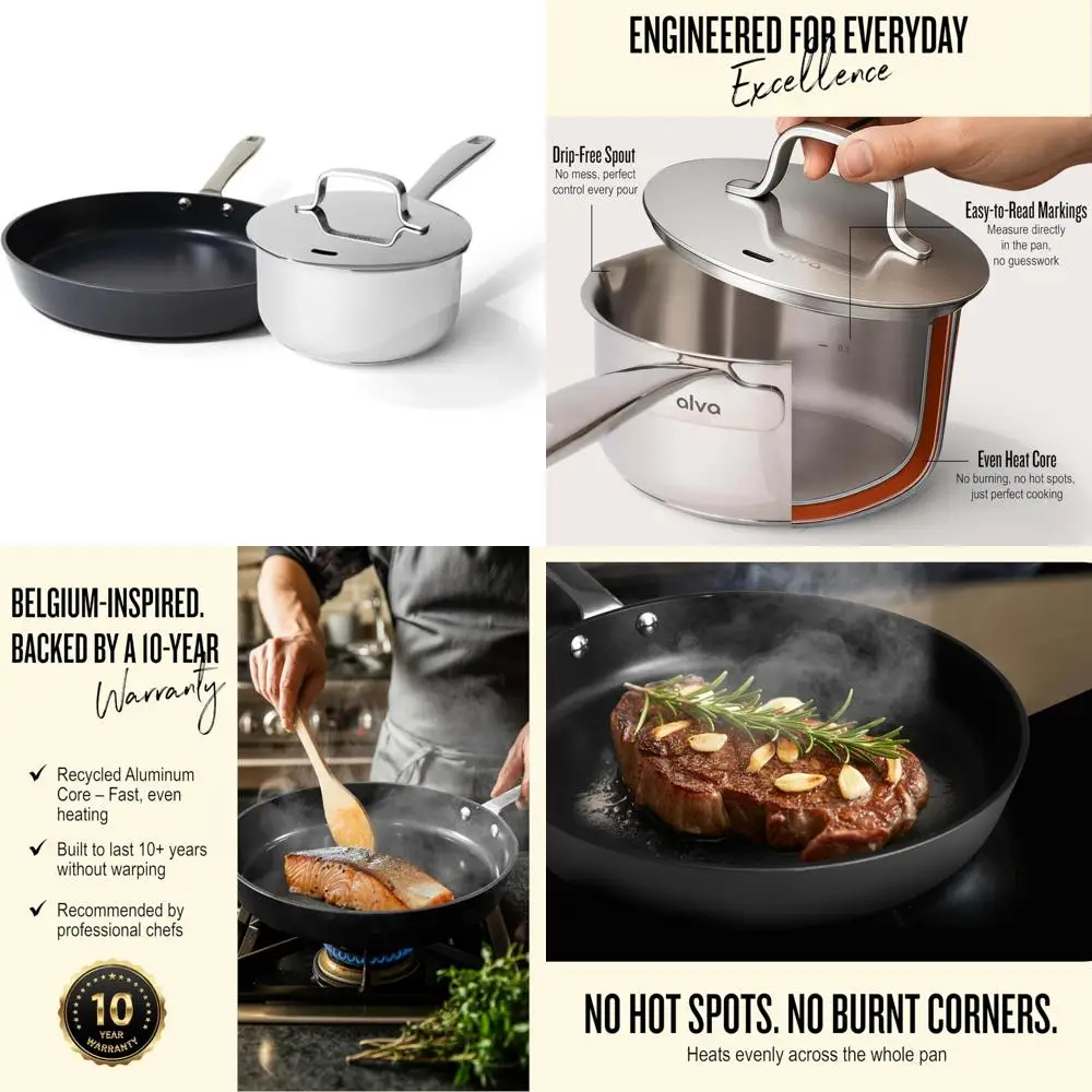 

Aluminum Non-Stick Cookware Set by Lagostina Antea