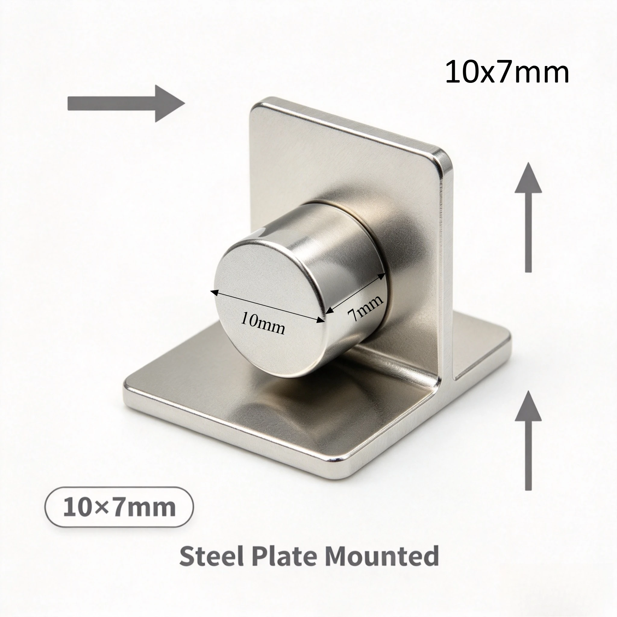 10x7mm Round magnets can be flexibly used for refrigerator attachment 10x7mm office document fixing and DIY crafts 10x7mm