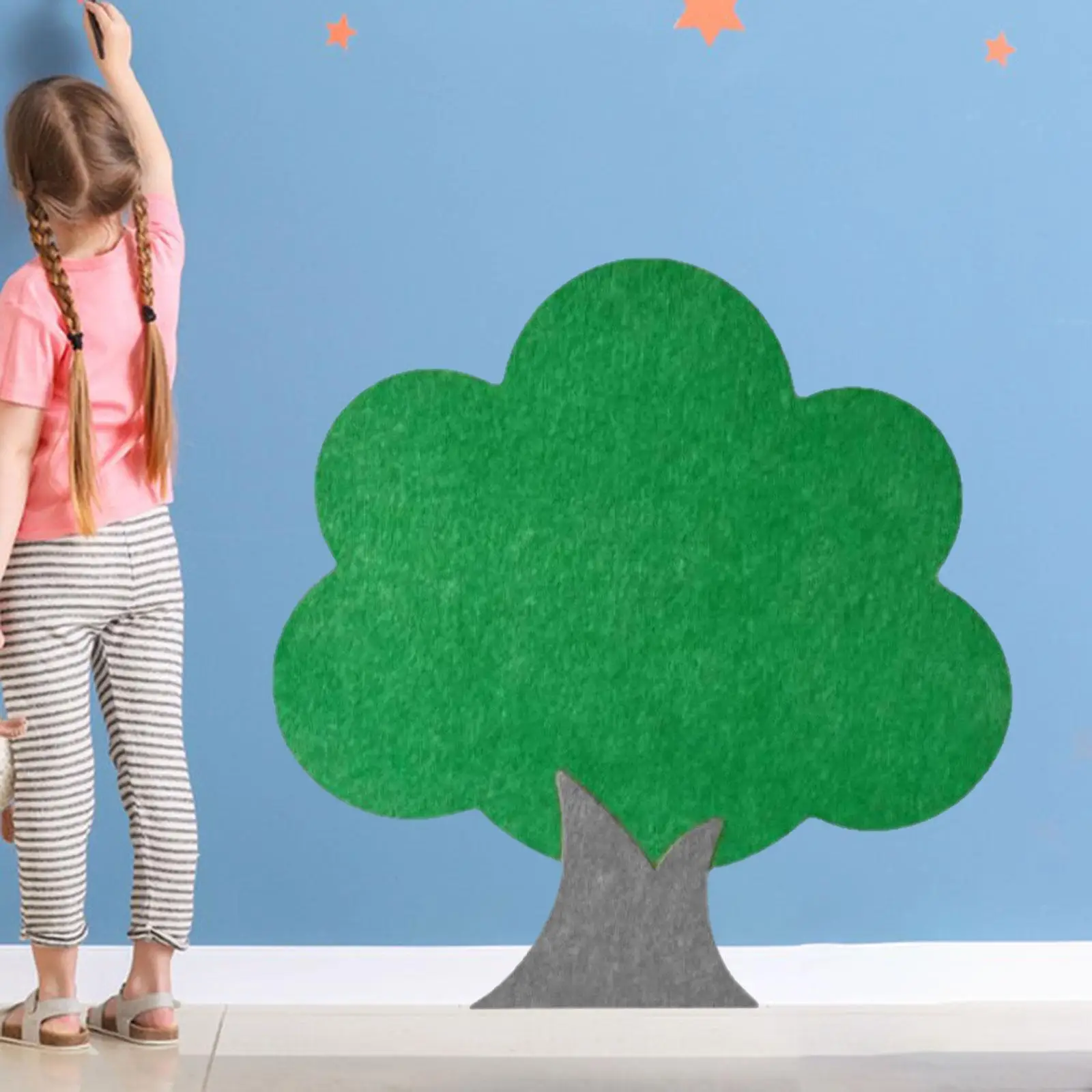 플레이 푸드 장난감 펠트 트리 매트 튼튼한 역할놀이 가상놀이 학습 장난감 주방