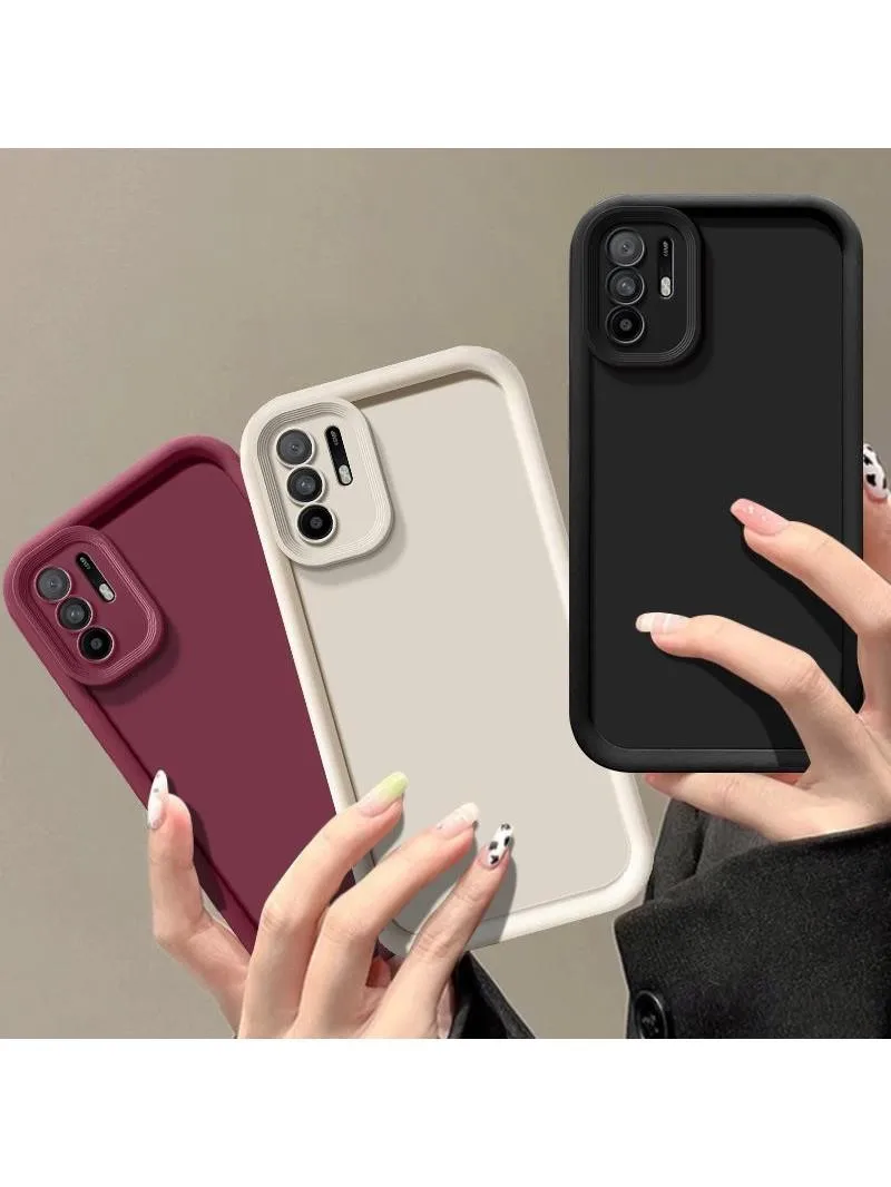 Para oppo a94 5g caso oppo f19 pro plus reno 5z caso de telefone pacote completo fosco anti gota