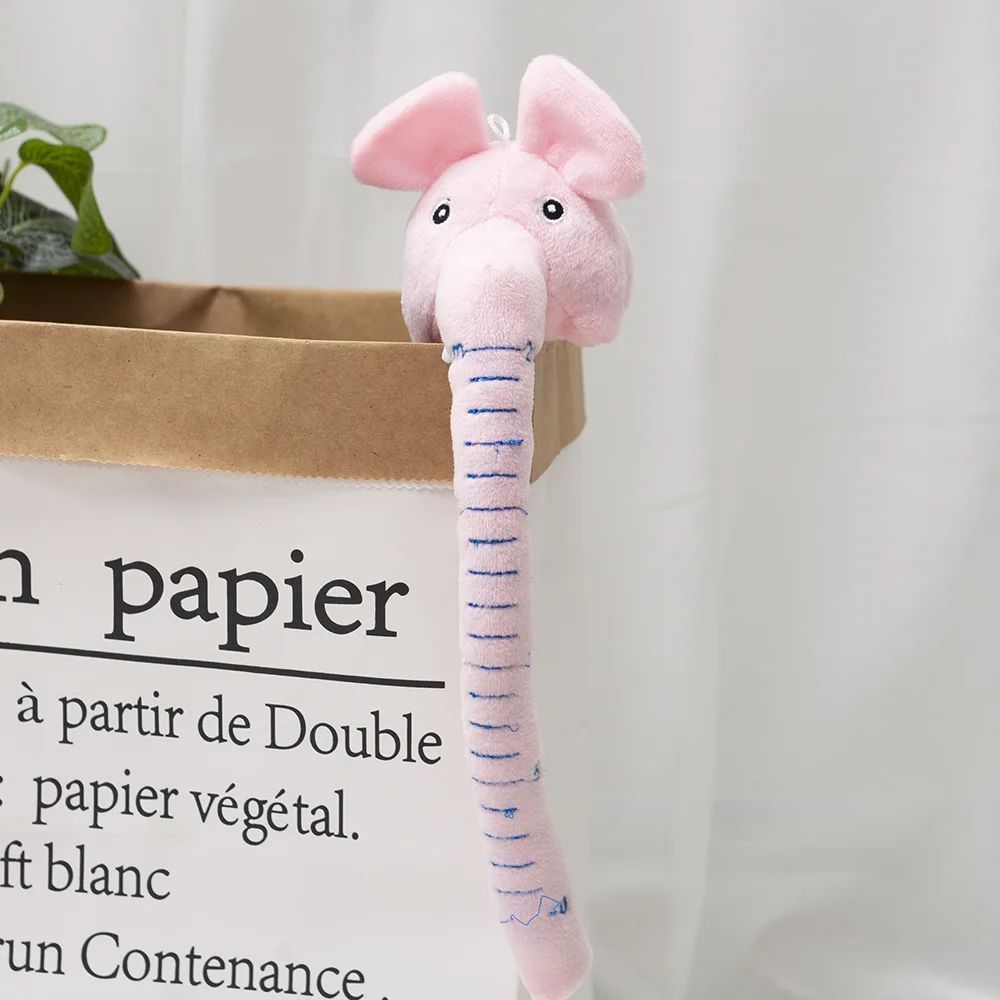 New Cartoon Cute Super Long Nose Elephant Plush Toys Baby Sleep Soothing Toys Room Decorations Children's Birthday Gifts