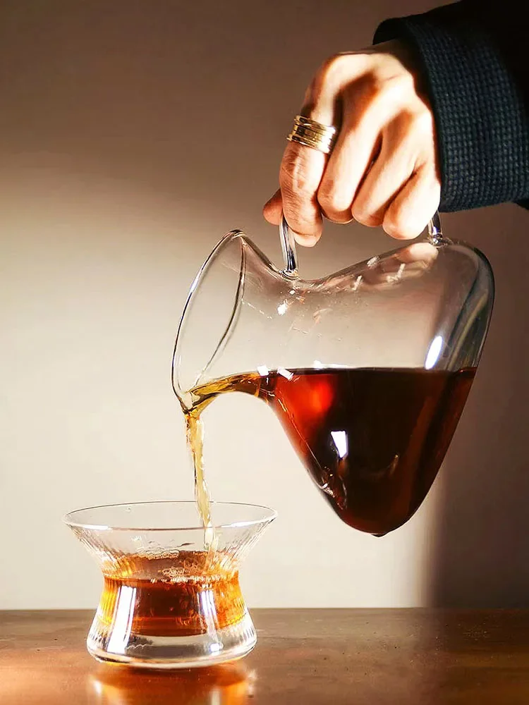 Pot Belly coffee sharing pot Pyrex glass coffee pot Diamond filter cup Drip type hand brewed coffee glass