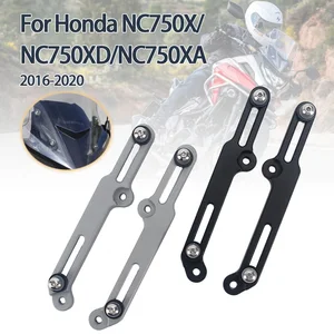 CNC Motorcycle Aluminum WindShield Bracket, windshield settings, Honda NC750X, NC 750X, 2016, 2017, 2018, 2019, 2020 8 Main Sales NC 750X Accessories - №8
