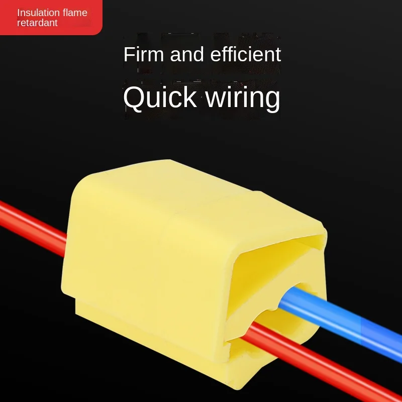 Cable Quick Splice Car wire connectors Terminals AWG 22-10 Insulated Without Breaking Crimp Locking Termin Lighting splitter