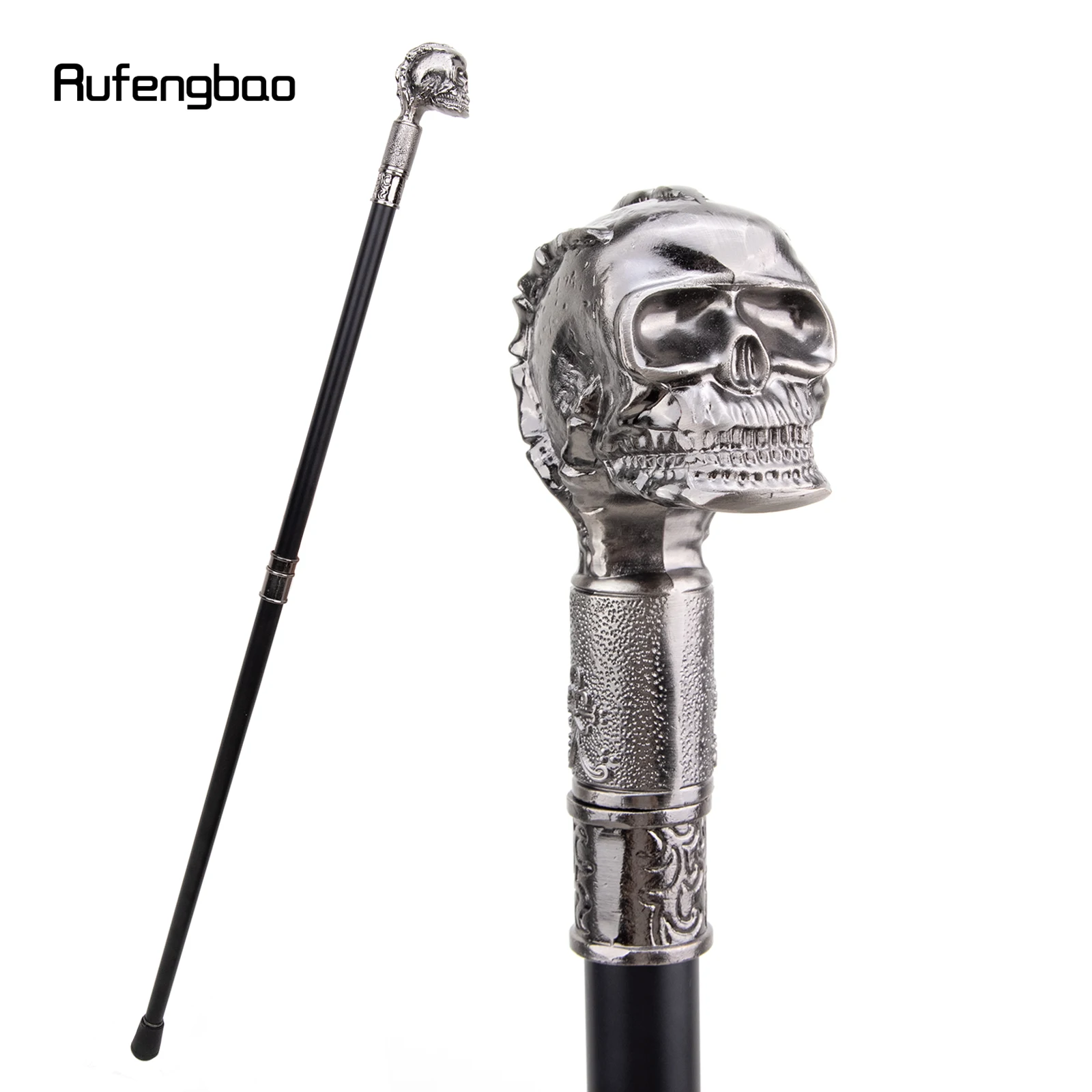 

Skull Head Big Tooth Steampunk Walking Cane Fashion Cane for Halloween for Cosplay and Parties, for Cosplay & Party 93cm