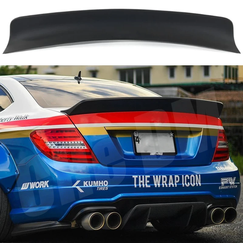 

W204 LB Style C180 C200 C260 C300 Carbon Fiber Car Rear Trunk lip spoiler wing For Mercedes Benz W204 C63 4Door 2008-2013