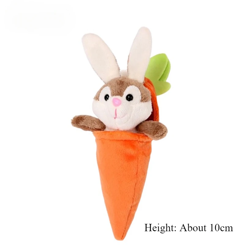 1-20 pçs pingente coelho em cenoura páscoa bonito transformação cenoura coelho pingente cenoura boneca saco charme presente de aniversário das crianças
