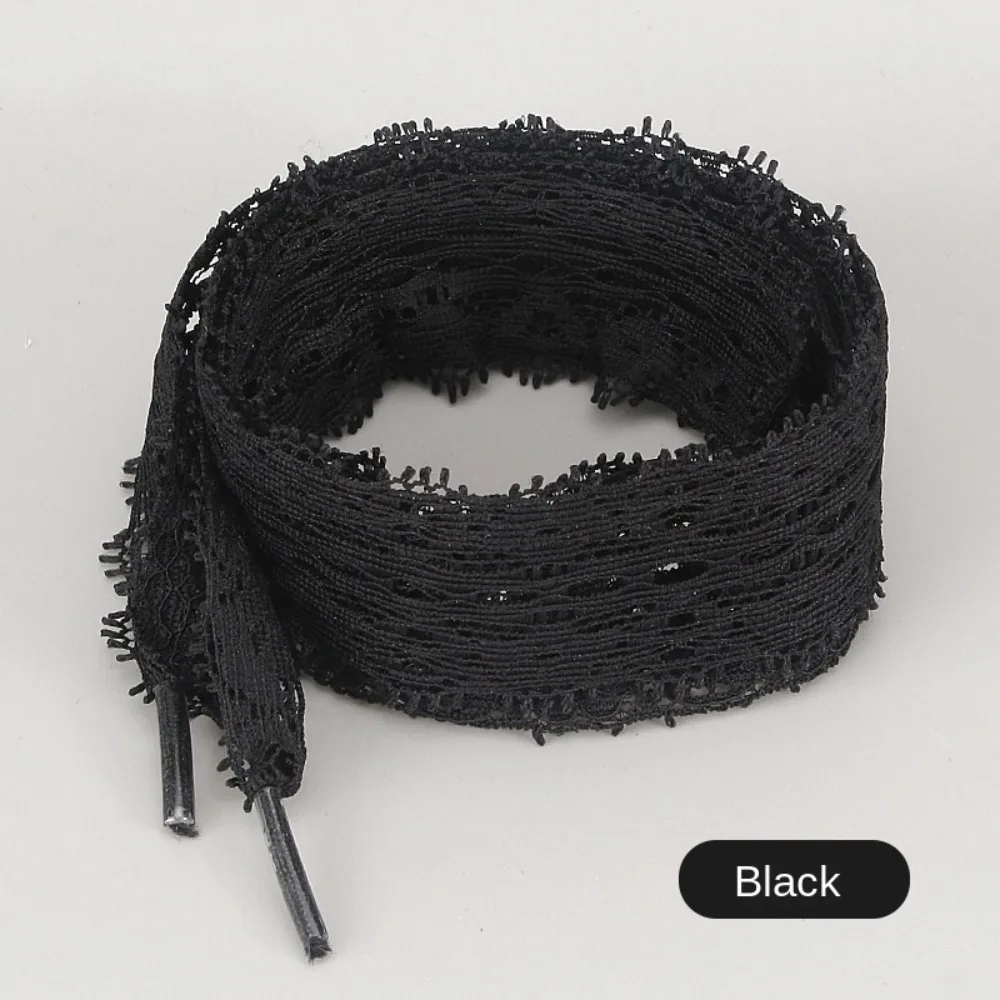 High Quality 2CM Fancy Lace Shoelaces Replace 120cm Extra Wide Shoelaces Soft Big shoestring Shoes Accessories