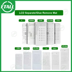 Suction Glue Cleaning Silicone Rubber Mat Pad for iPhone 11 12 13 14promax 15 16 Unbent Flex Cable OCA Glue Remove LCD Repair
