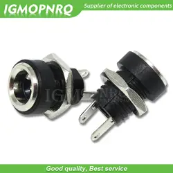 10PCS DC-022B 3A 12v for DC Power Supply Jack Socket Female Panel Mount Connector 5.5 mm x 2.1mm 5.5 mm x 2.5mm DC022B Connector