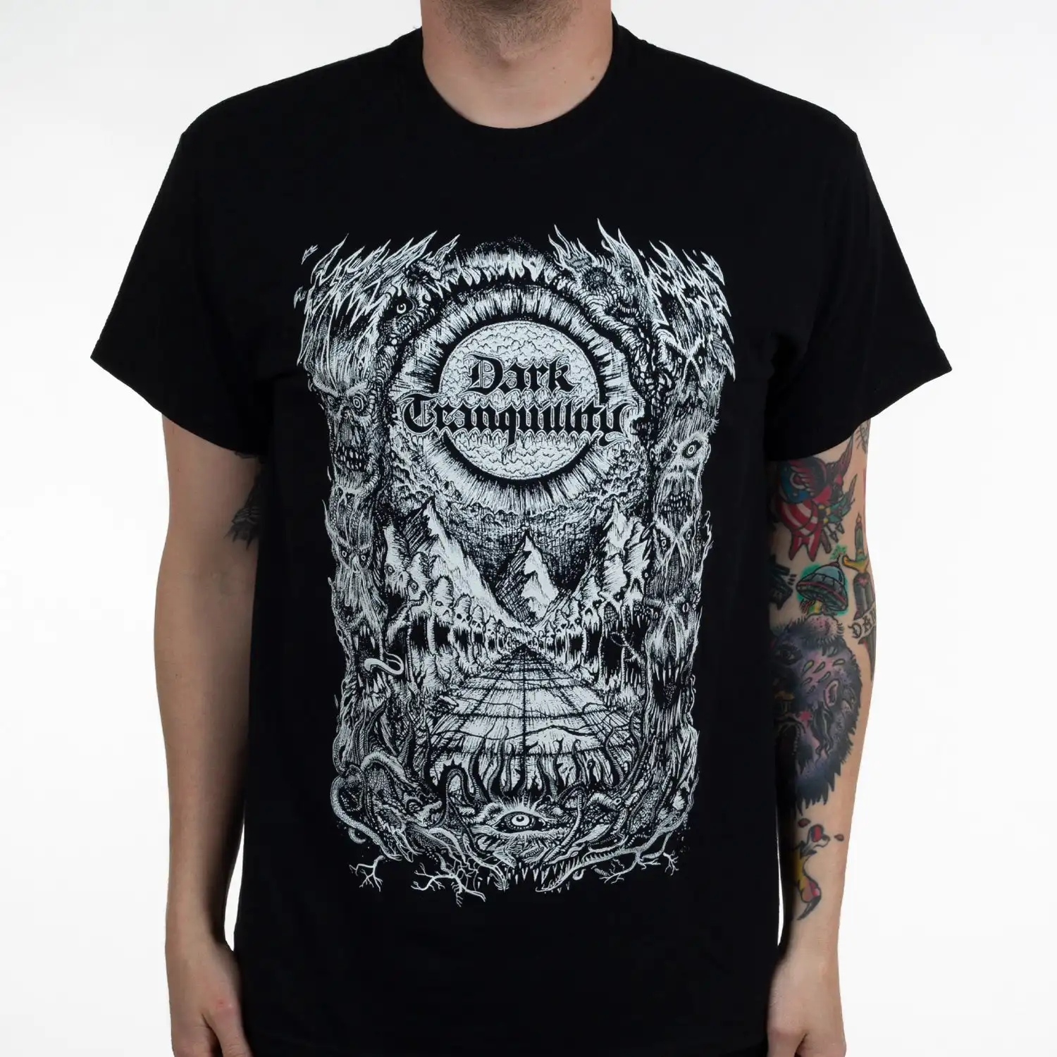 Dark Tranquillity Nightfall Crest Band T-Shirt 100% Cotton Graphic Tee Men Women Summer Streetwear Top
