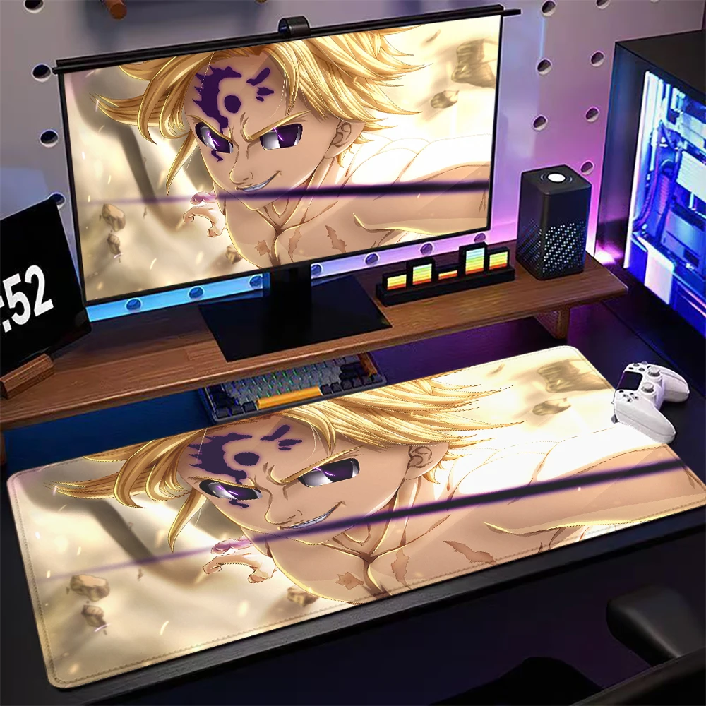 Anime The Seven Deadly Sins Best Sellers Mouse Pad electronic sports game accessories Gaming XXL Keyboard Pad Stitch Padding Mat