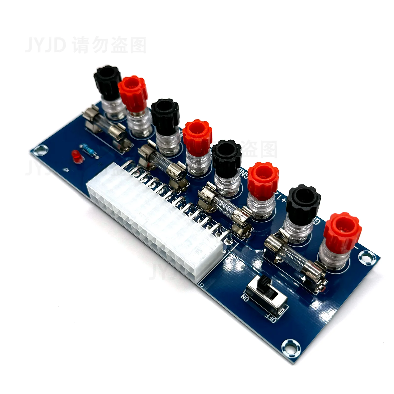 XH-M229 Desktop PC Chassis Power ATX Overdracht naar Adapter Board Voeding Circuit Outlet Module 24Pin Uitgangsterminal 24 pins