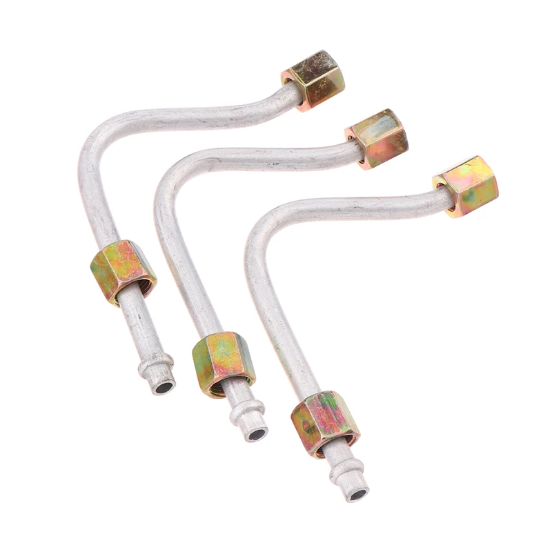 1\5pcs Aluminum Exhaust Pipe 7 Shaped Exhaust Tube Air Compressor Maintenance Improved Performance Sleek Silver Tone