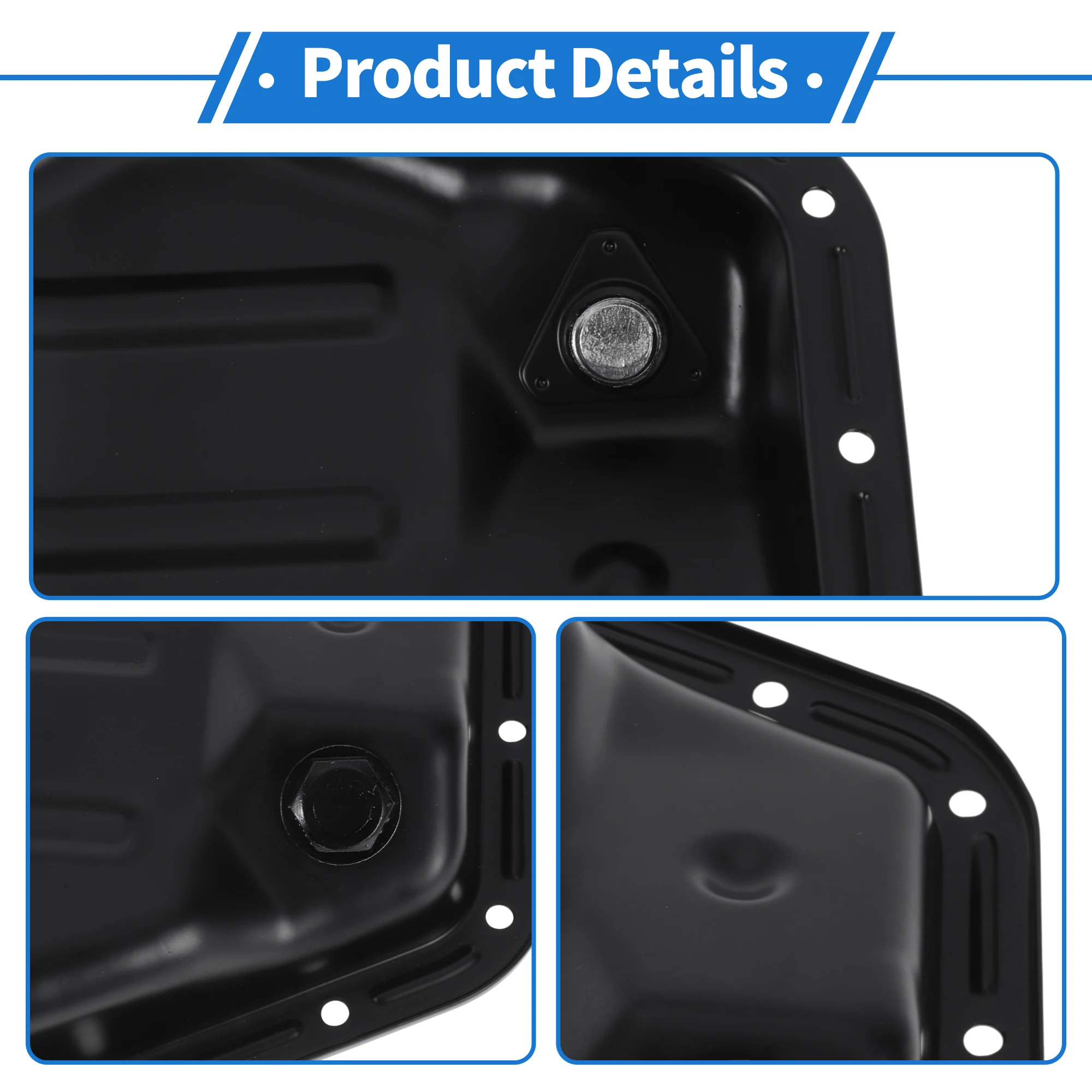 Motoforti 1 Pz No.11109AA122 Coppa Olio Motore per Subaru Outback 2001-2009 Ferro Nero