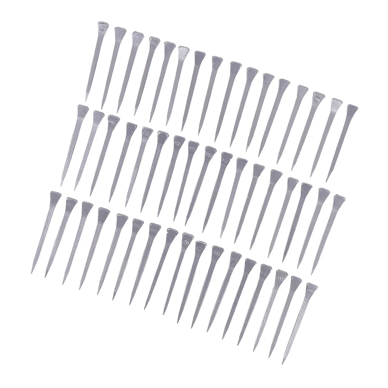 50 PCS Cold Heading Steel Horse Shoe Nails Horse Training Harness Repair Hoof Horse Riding Supplies Equestrian Equipments