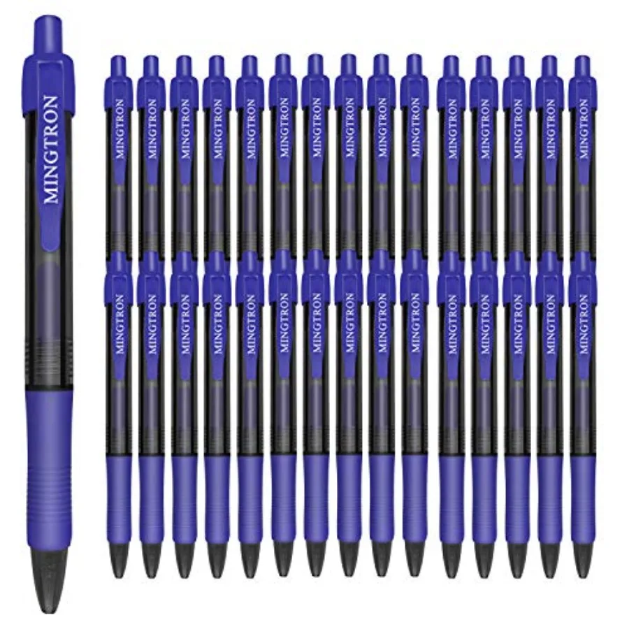 

Gel pens, 30 Pack Pens Fine Point, No Smear Ink Pens for Left Hand, Click Pens Bulk, Retractable Rollerball Pens for Smooth Wri