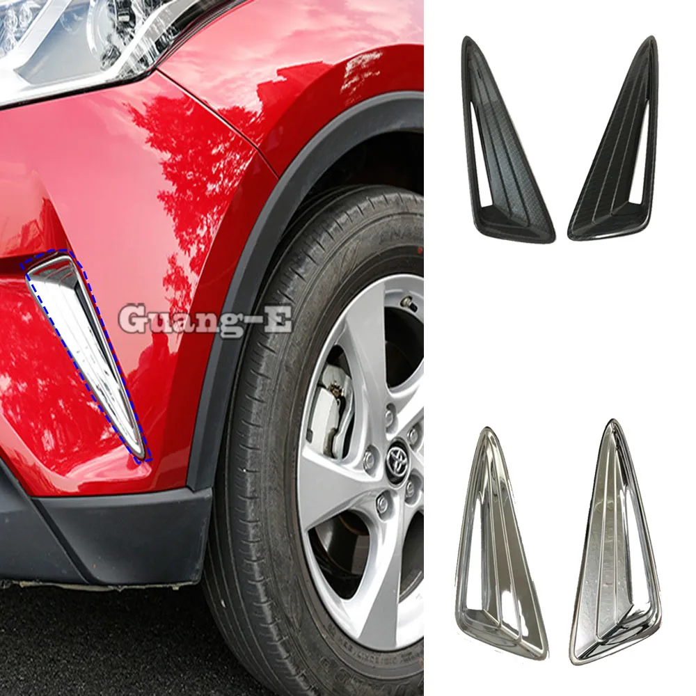 

Автомобильный треугольный противотуманный фонарь из АБС-пластика, хромированная головка, передняя решетка, вентиляционная рамка, накладка для Toyota C-HR CHR 2017 2018 2019 2020 2021