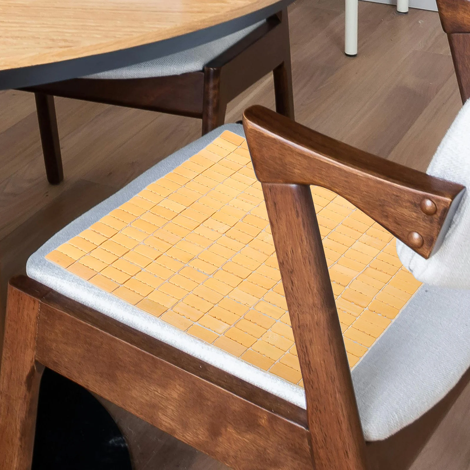 

Bamboo Chair Pad Summer Breathable Seat Cushion Cool Mat for Car Seat Driver Cushion Bamboo Chair Pad Car Cushions for Driving