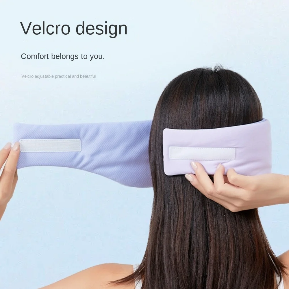 

Blindfold Full Surround Sleep Eye Mask Blindfold Warm Cool Portable Sleeping Mask Blackout Double-sided Eye Cover Patch Office