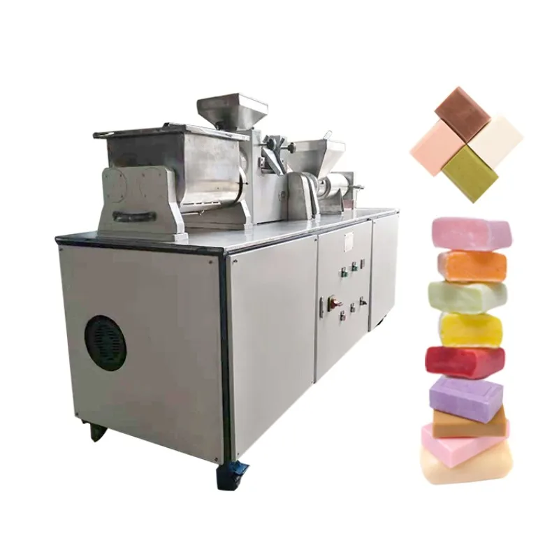 Fully Automatic Small Scale Bath Toilet Bar Soap Making Machine Hotel Soap Production Line Good Quality Soap Making Machine