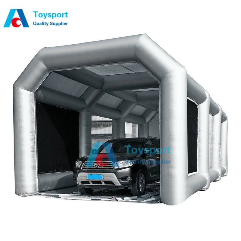 PVC Portable Inflatable Spray Booth Car Storage Cover Tent Workstation Inflatable Spray Paint Booth For Car Garage