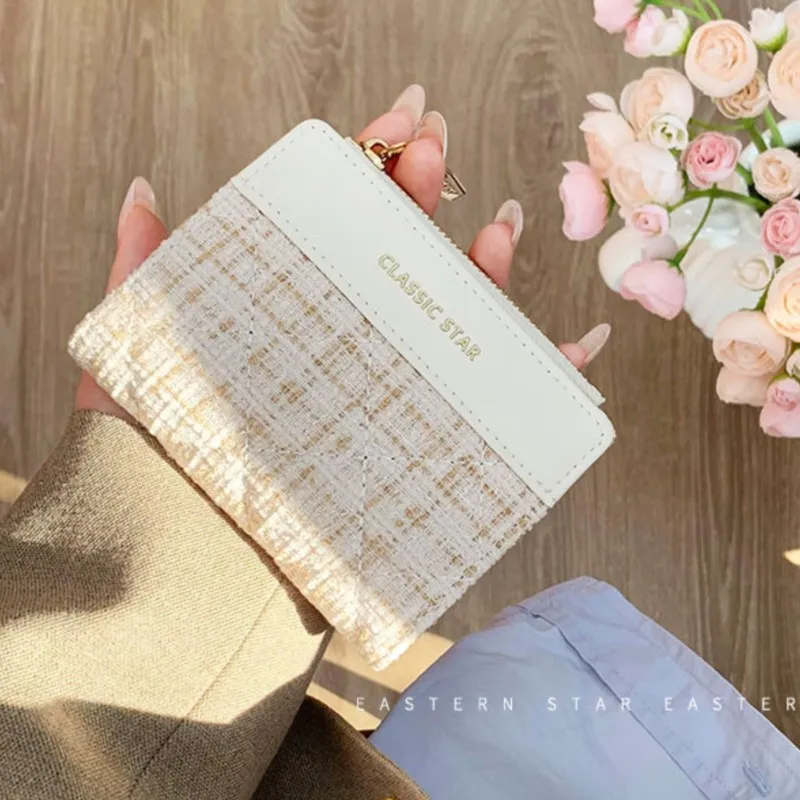 

Элегантная сумка для удостоверения личности с несколькими отделениями, женский кошелек-клатч, модный студенческий кошелек, женский Cartera Mujer Billetera Mujer