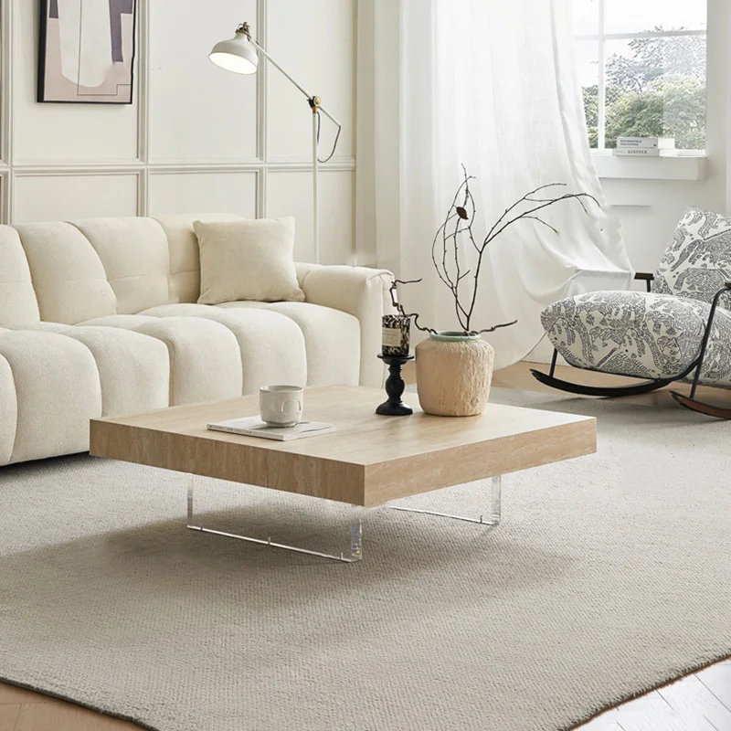 

Premium Trendy Coffee Table Simple Modern Exquisite Beauty Coffee Tables Nordic Luxury Mesa De Centro Sala Living Room Furniture