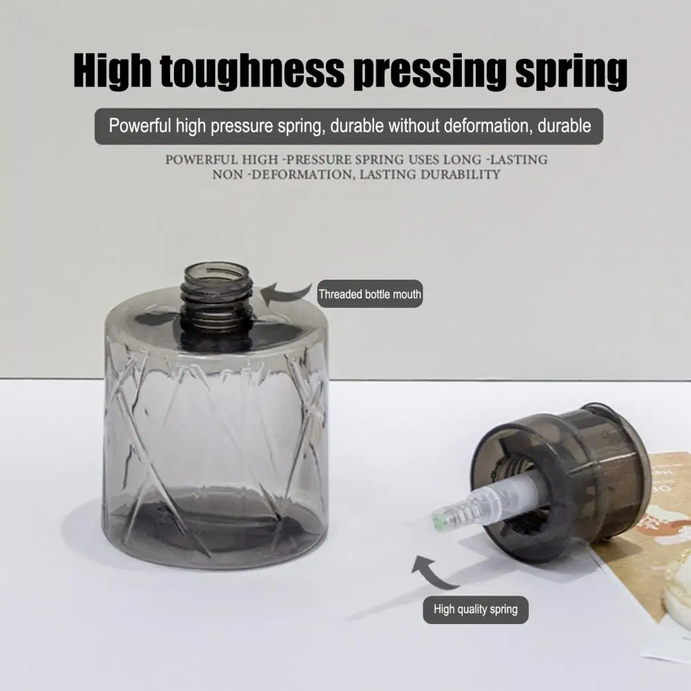 1/2 ชิ้นล็อคปั๊มเปล่าตู้เล็บแต่งหน้าRemoverรีฟิลขวดปั๊มความดันภาชนะของเหลว