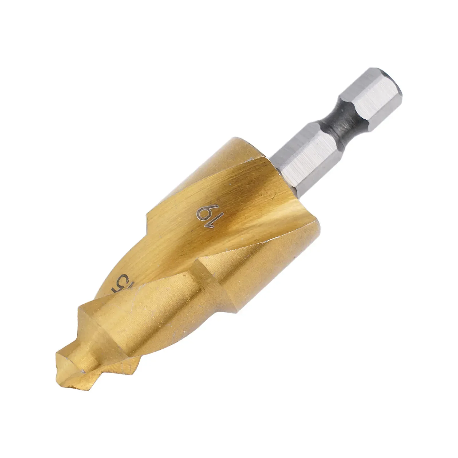 Countersink Drill Bit Set 1/4 Stepped Drill Bit Hex HSS Center Punch Tool Hexagon Shank Water Pipe-= Connection Tool Power Tools