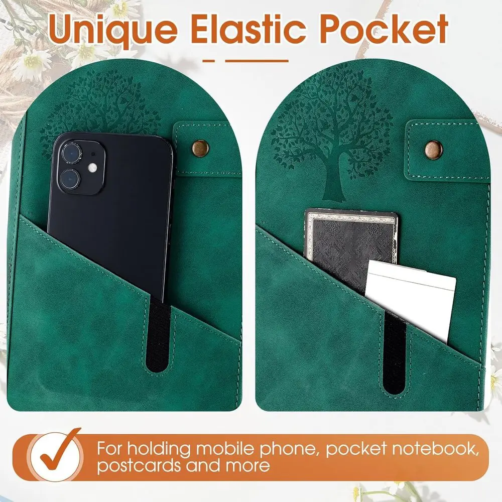 パーソナライズされたA5罫線入りレザージャーナル - 200ページ、5.9 x 8.4インチ、男女兼用、ペン付き、毎日の書き込みや手帳に最適