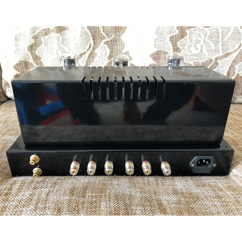 Amplificador de Tubo de Vácuo DIY Kit, Alta Potência, Baixa Distorção, Voz Doce, Medidor Vu, Amplificador High-End, Áudio, 8W x 2, 300B