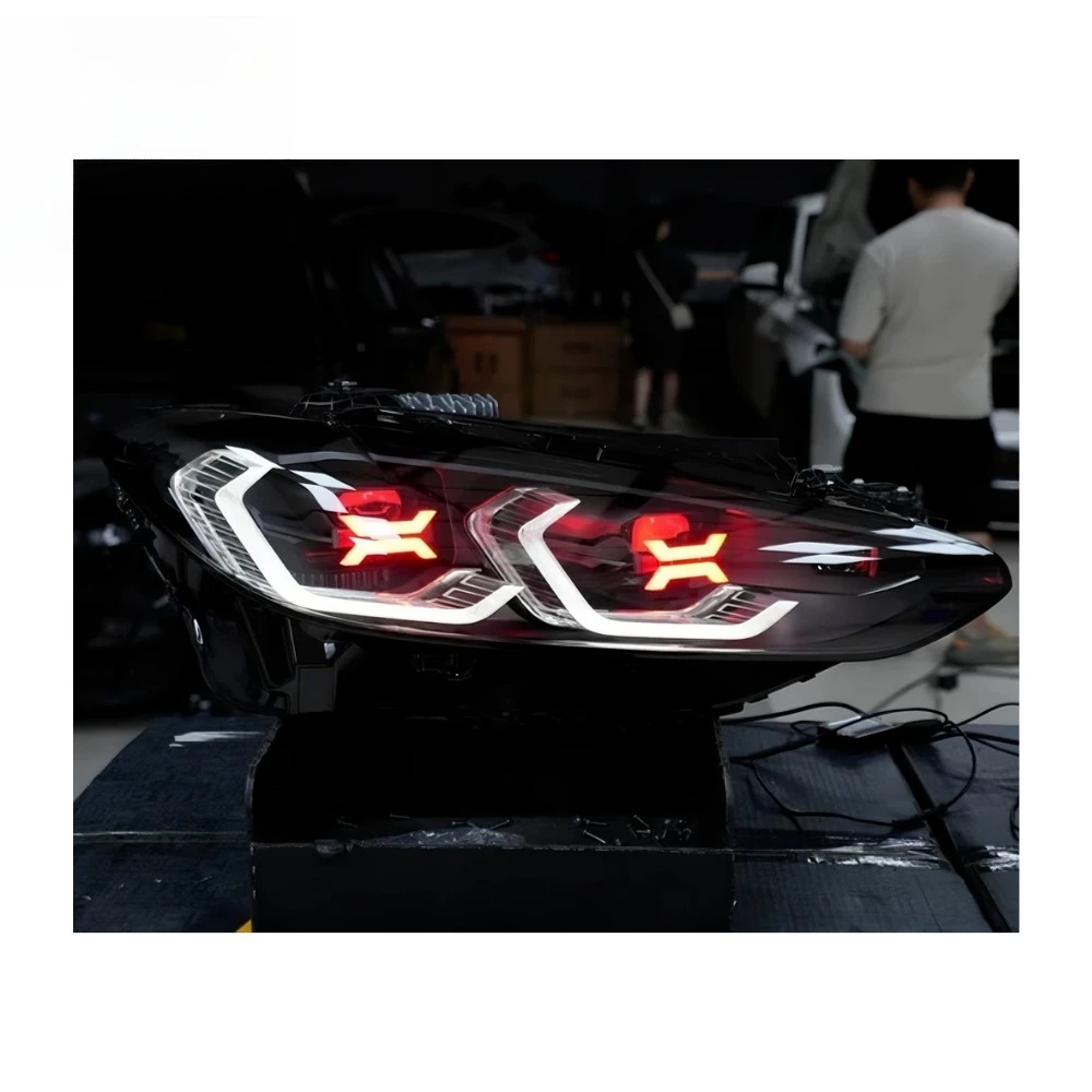 HETOP G80 Headlights M3 M4 G82  RGB OSS Style Customized Version Dual DRL Upgrade LED Head Lamp Projector Headlamps for