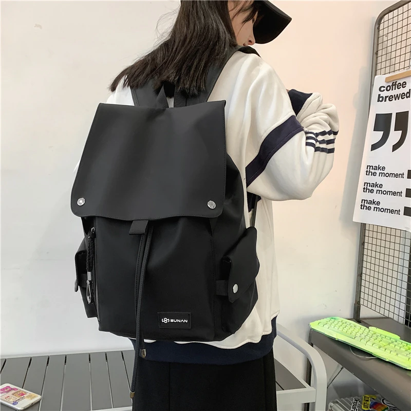 024 New Backpack Fashion Simple Backpack High Quality Design Handbag Youth Light Luxury Temperament for Men and Women Couples