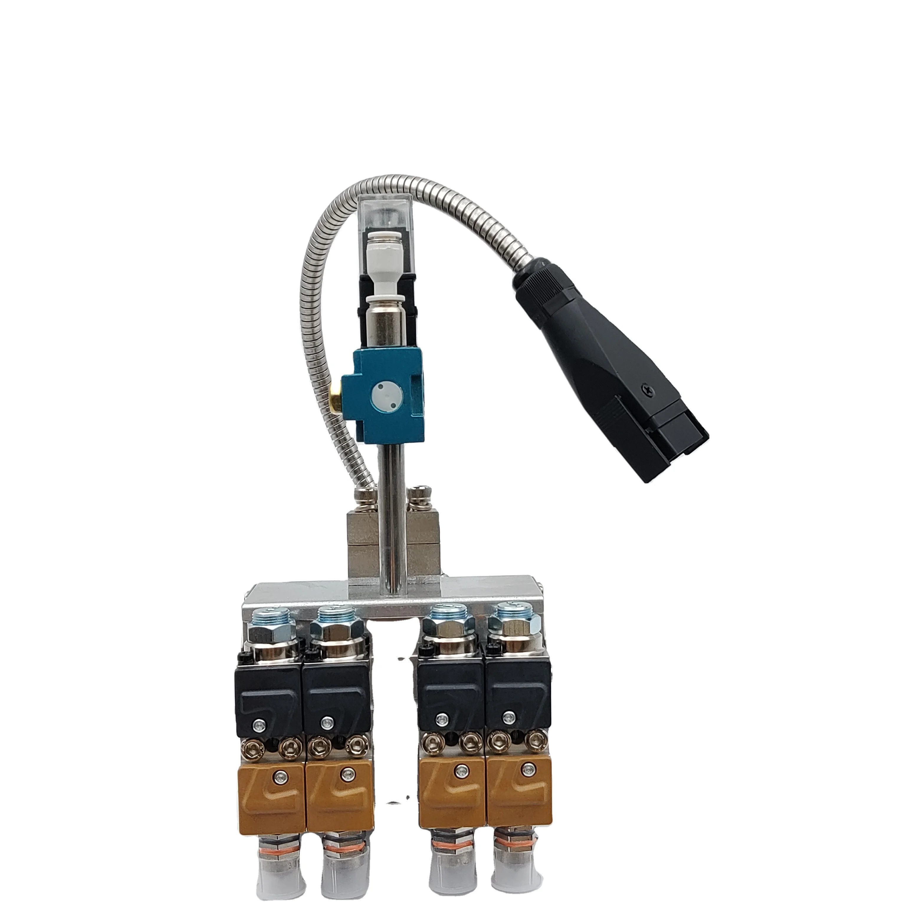 

Hot Melt Glue with Dual-module Nozzle, Nozzle Diameter 0.51mm, Spacing 38-22mm