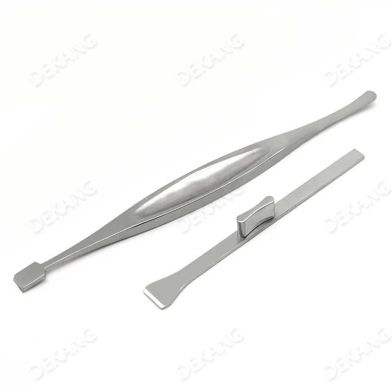 สิ่วกระดูกด้ามกลมสแตนเลส มีดกระดูก เครื่องมือจมูก แบบพลั่ว