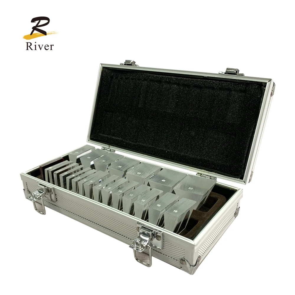 Optical Prism for Ophthalmic Examination Strabismus Measurement Lump Prism Set Optical Plastic Prism