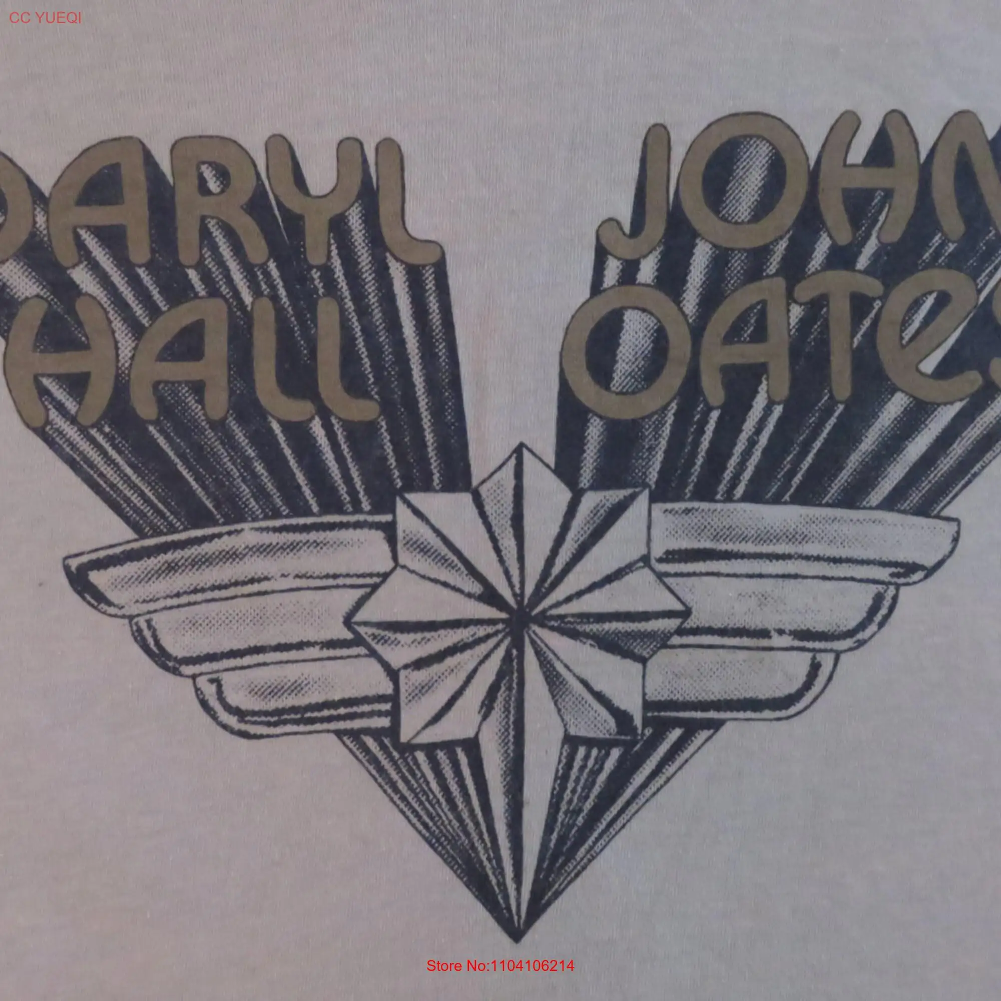 HALL and OATES 1978 promo T SHIRT long or short sleeves