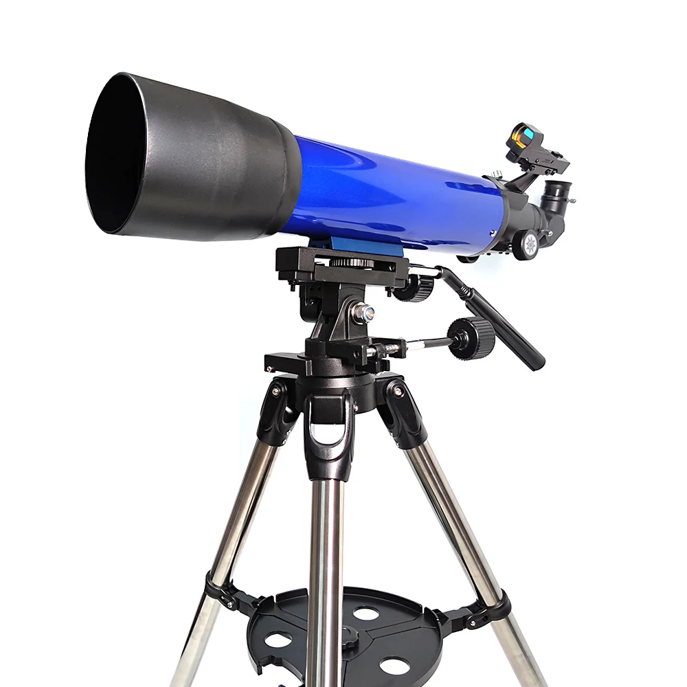 TONTUBE 102mm Astronomical Refractor Telescope with Tripod & Finder Scope Portable Telescope Gift for Kids