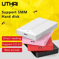 15mm 2.5 Cal USB 3.0-3.1 obudowa SATA HDD SSD Notebook mobilny pulpit/Notebook może używać obudowa dysku twardego wsparcie 8TB przechowywania