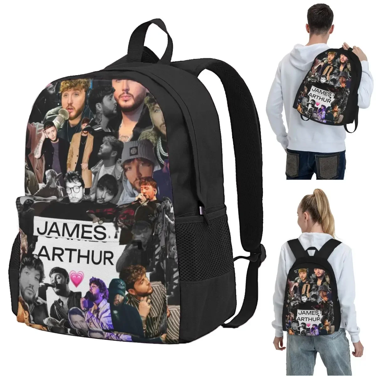 James Arthur Itll All Make Sense In The End Backpack Student BookBag Kids School Bag Computer Shoulder Bags for Men Women