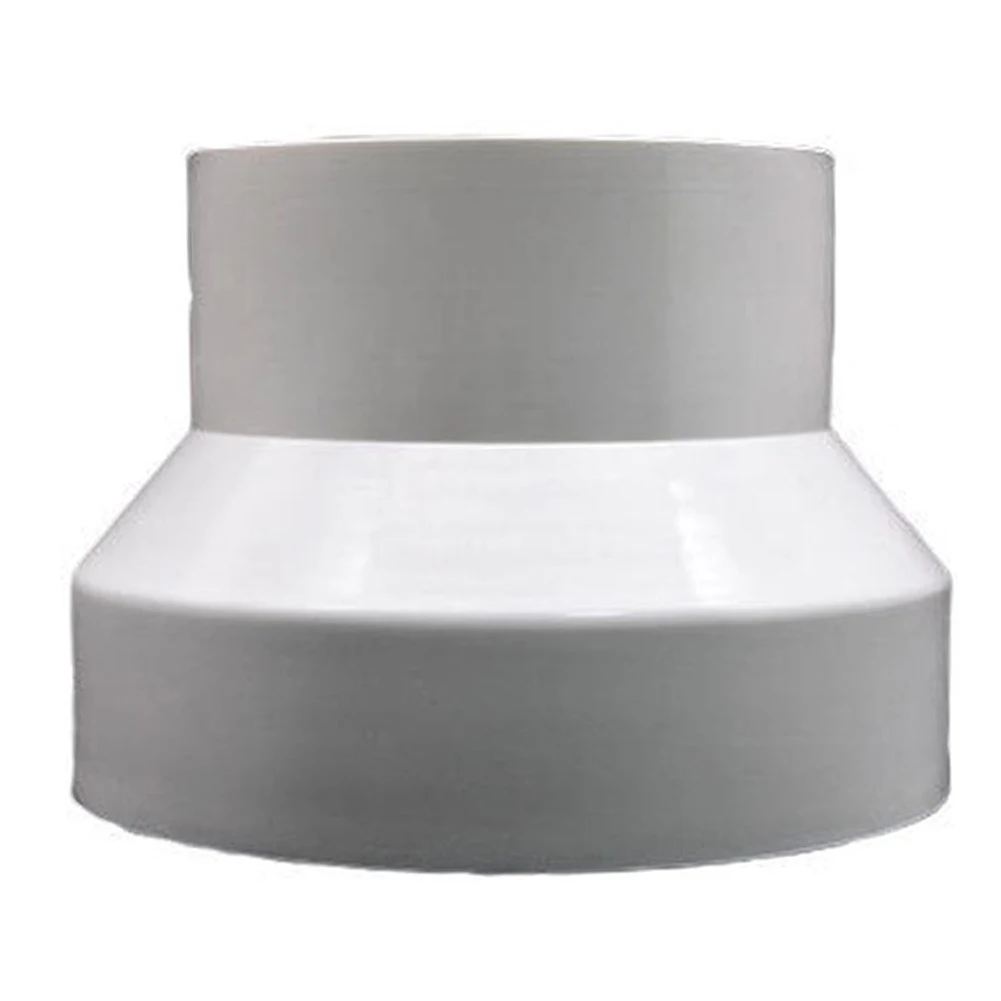 100200mm Round Pipe PVC Reducer Connector for Air Ducts Ventilation Duct Fitting Suitable for Fresh and for exhaust Air