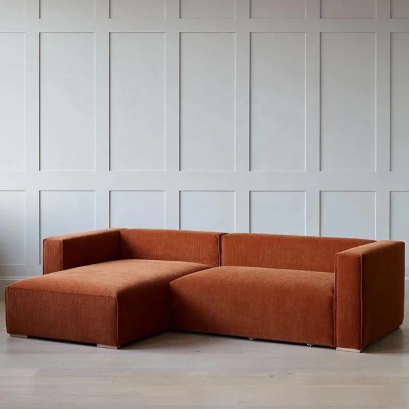 yh-Extra Large L-Shaped Reversible Chaise Sectional Sofa Set Living Room Sofas with High Comfort and Stylish Design#
