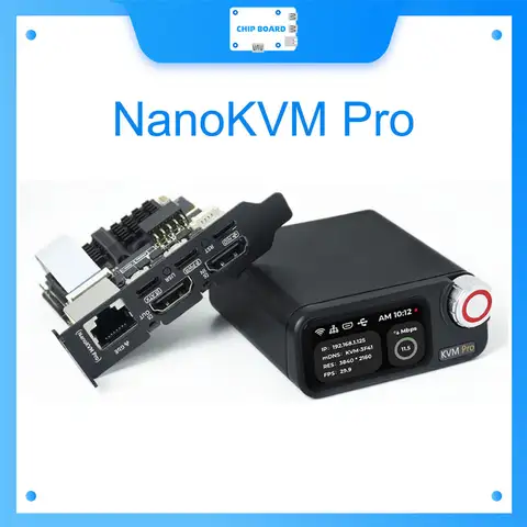 Sipeed NanoKVM-Pro enables 4K remote server and NAS management via Gigabit Ethernet, WiFi 6, and Power over Ethernet