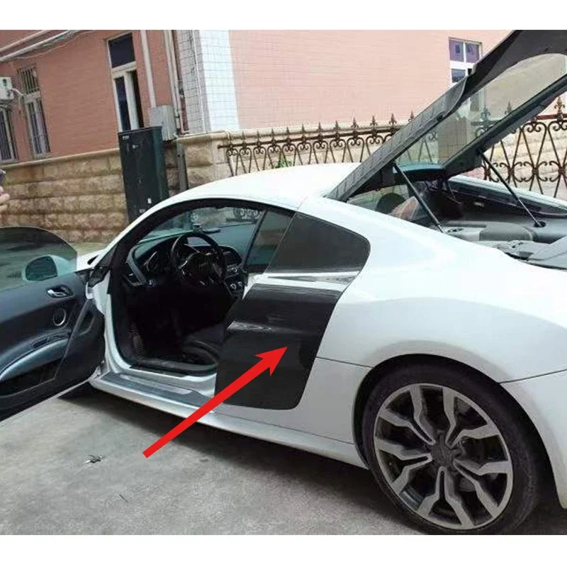 

Suitable For 08-15 Audi R8 Modification, Carbon Fiber Door Panel COUPE Version Forged Pattern Twill Side Guard