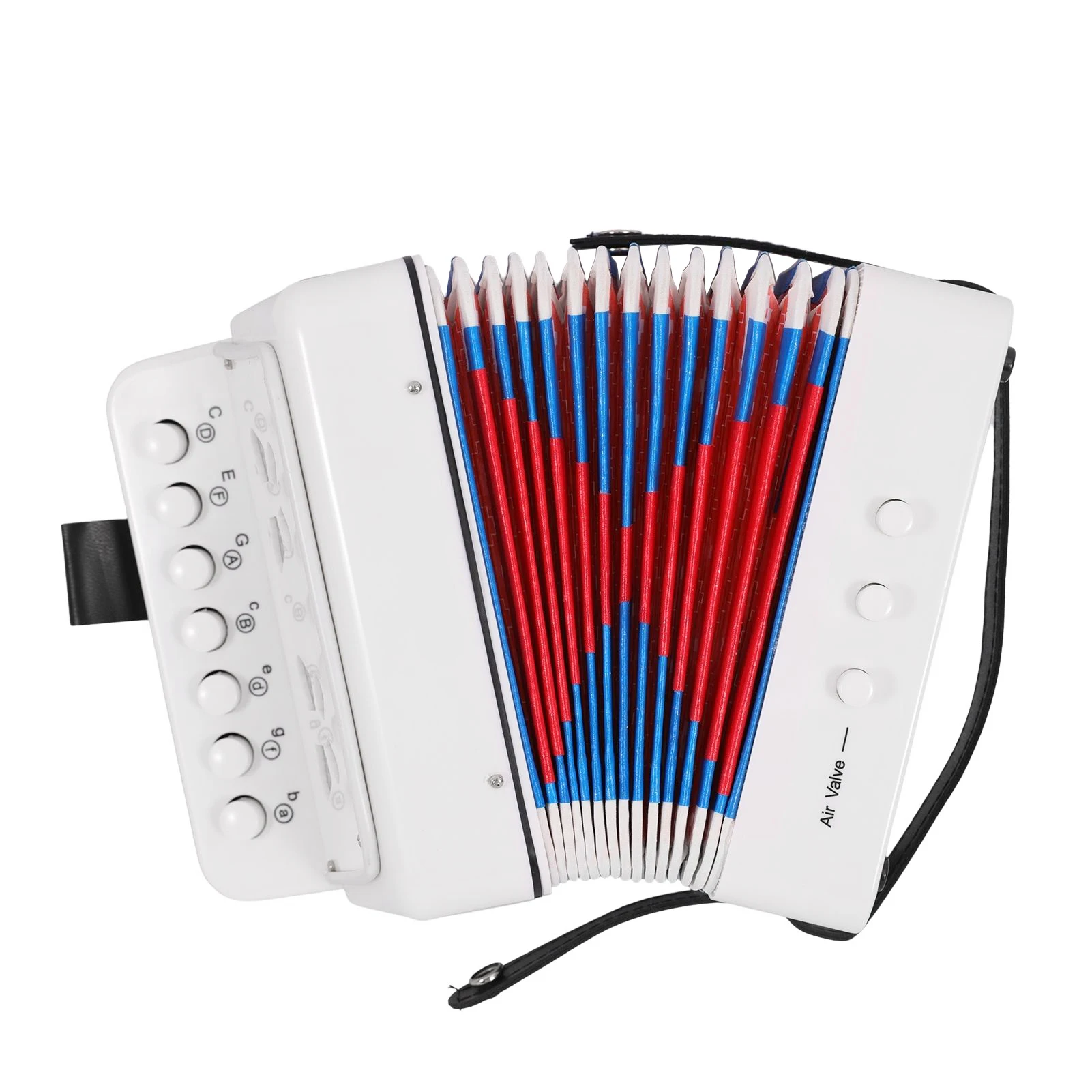 Mini 10-Tasten-Akkordeon-Spielzeug für Kinder, ABS-Material, Musikinstrument, Spielzeug für Kinder, Kinder, Kleinkinder, Weihnachtsgeschenk
