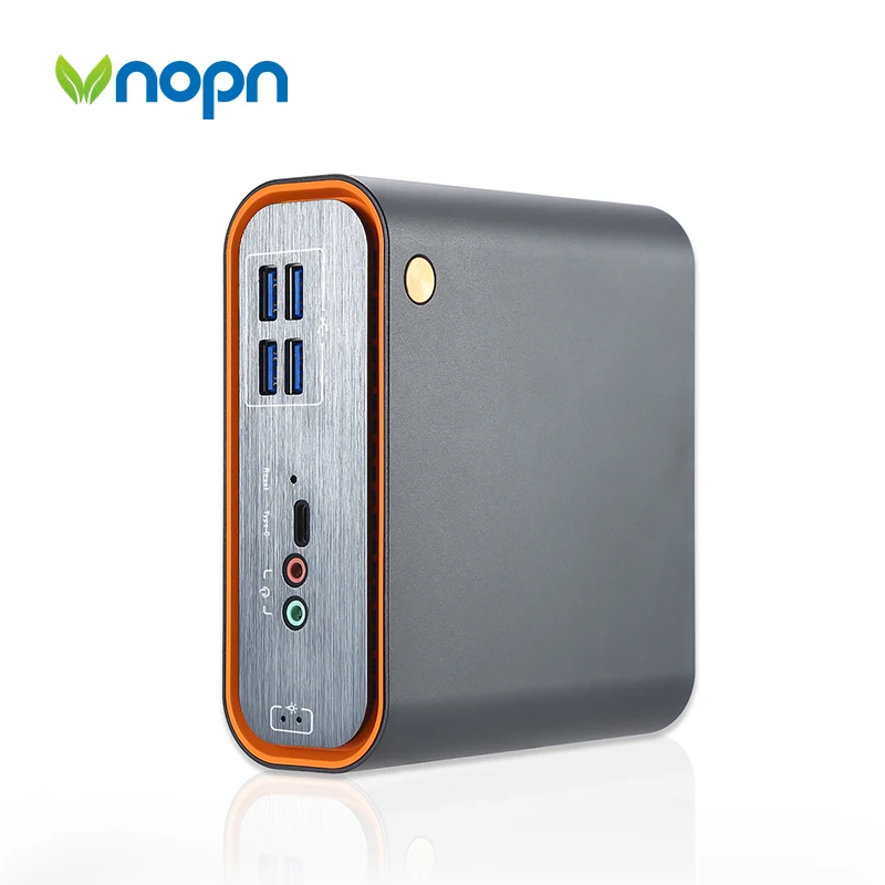 VNOPNミニPC Intel Core i5 12450H DDR5 2*DP 2*HD対応 4つのウルトラディスプレイ Win11 Linux Office デスクトップPC ミニコンピューター